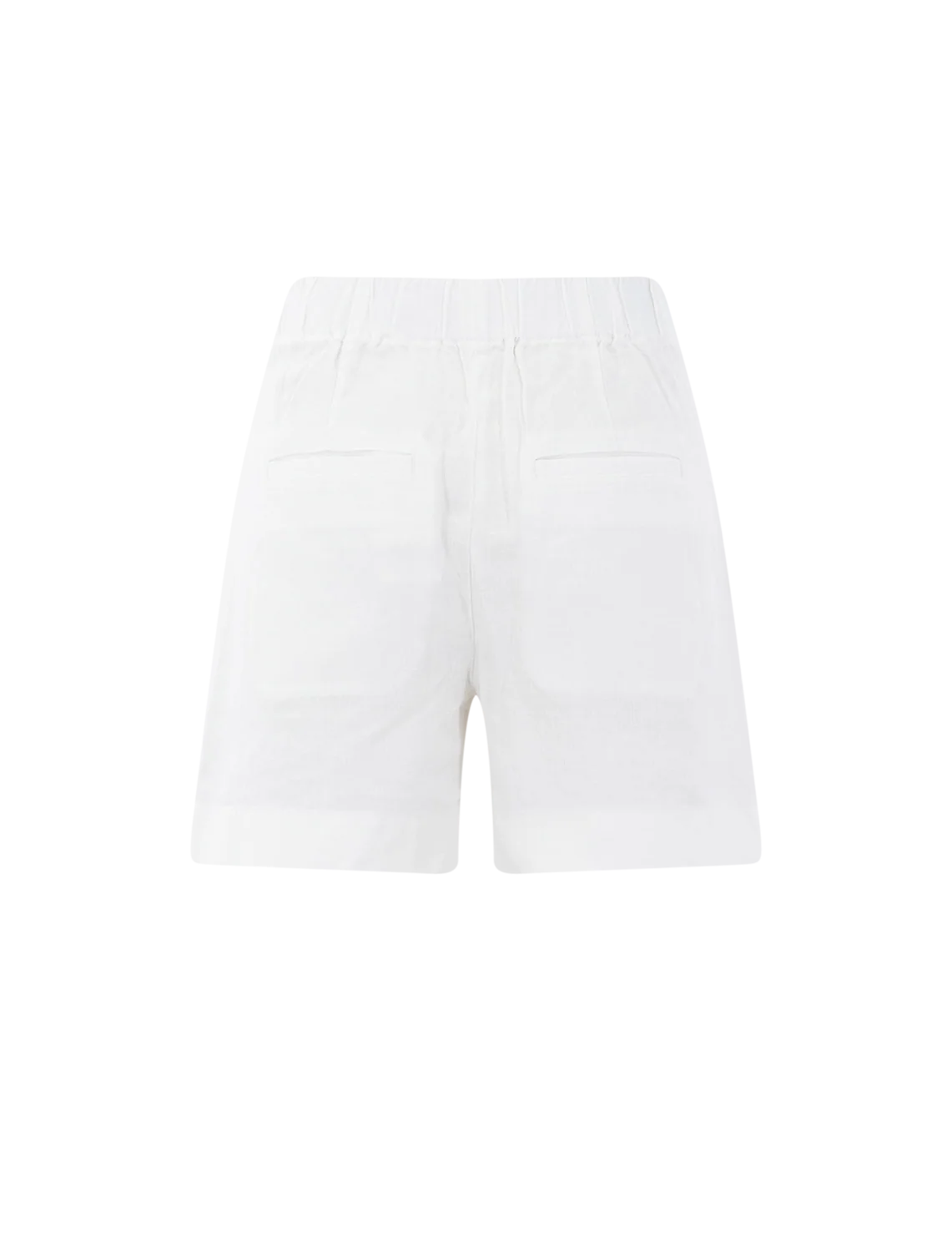 mid rise hemp short in offwhite - Image 3