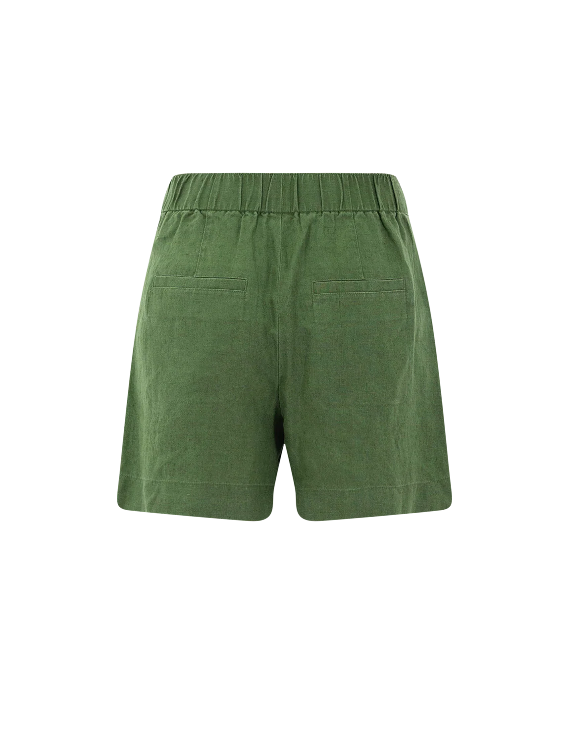 mid rised hemp shorts in herb - Image 3