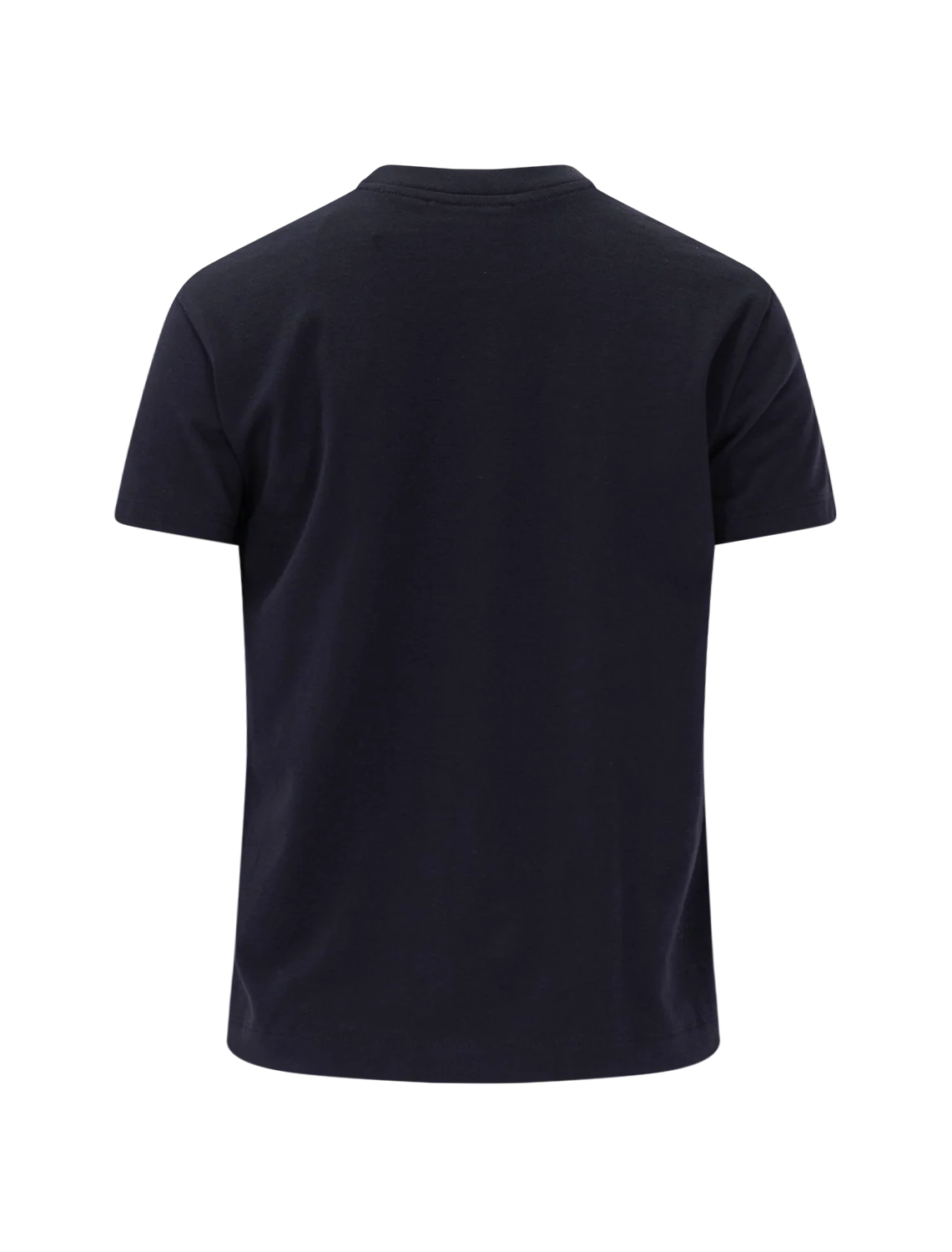 pima cotton crew neck t-shirt in coastal blue - Image 3