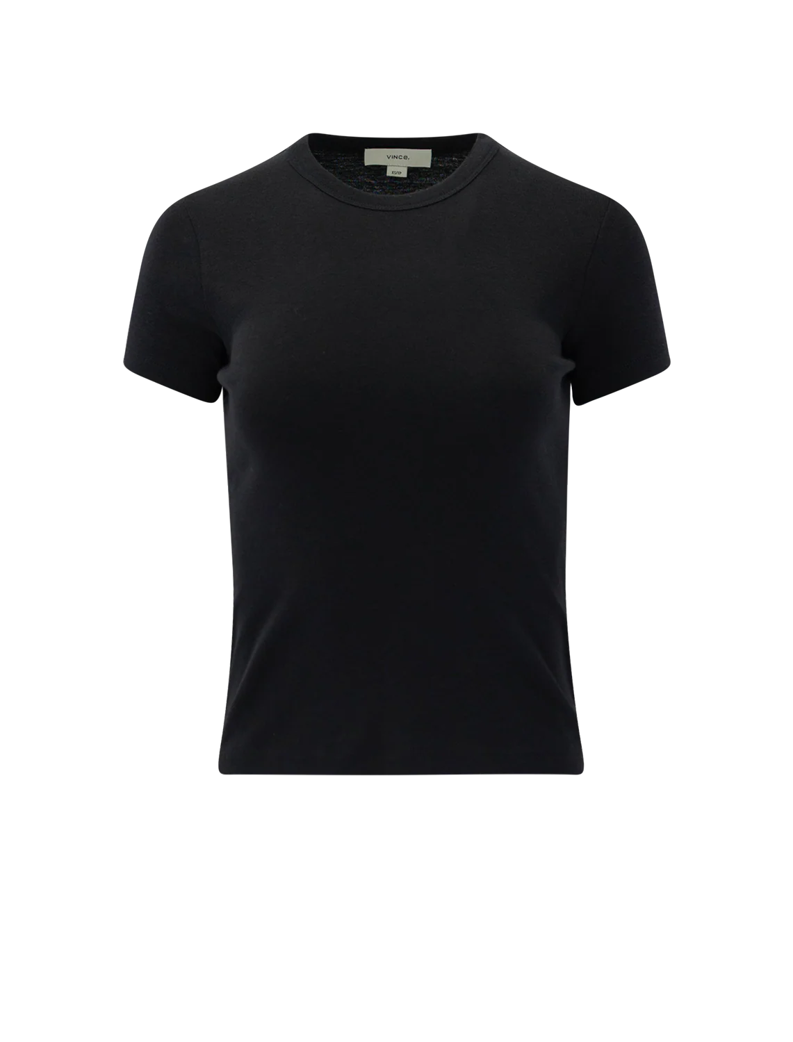 pima cotton-blend '90s shrunken t-shirt in black