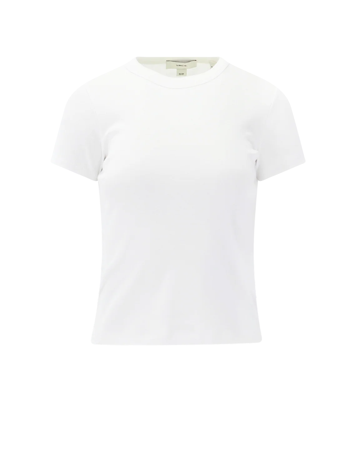 pima cotton-blend '90s shrunken t-shirt in optic white