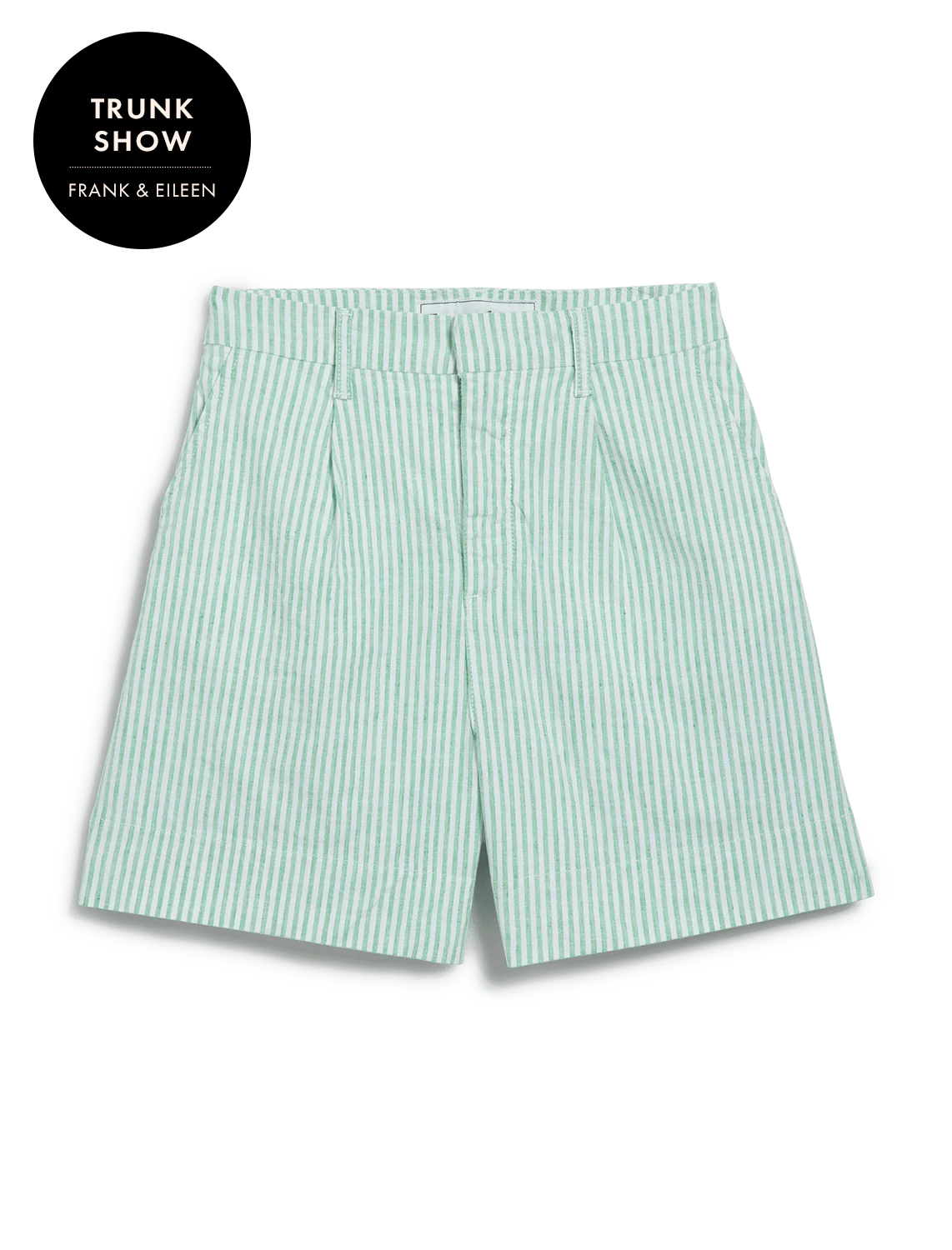 waterford 4.5" walking short in lime stripe - Image 4