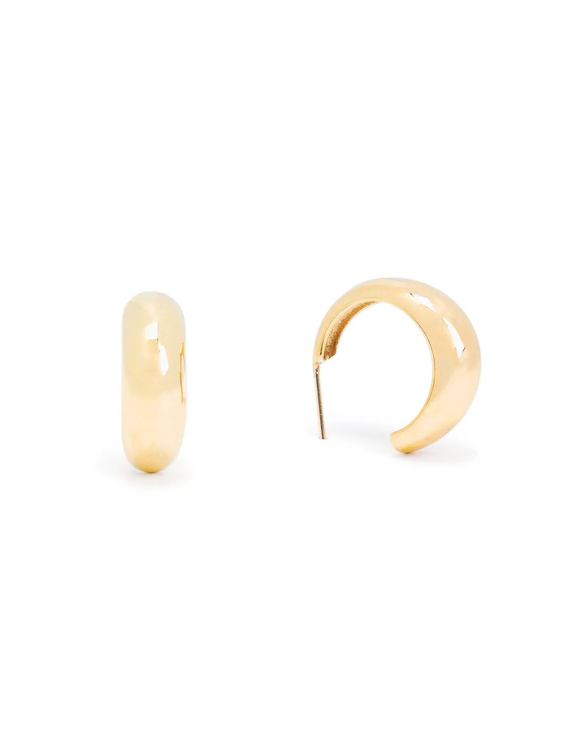 14k medium aura hoops