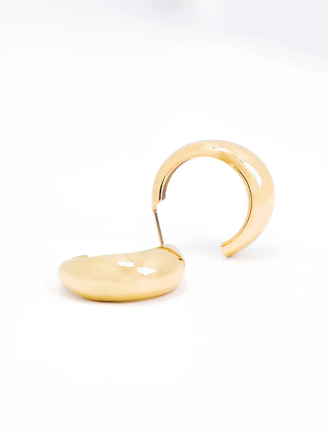 14k medium aura hoops - Image 3